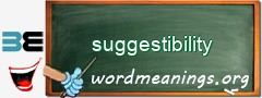 WordMeaning blackboard for suggestibility